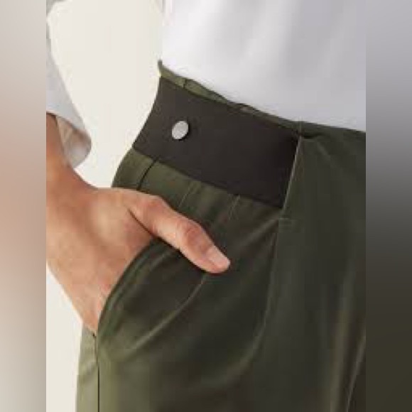 Aday Turn it Up Pants in Moss, Size Small - Picture 4 of 12